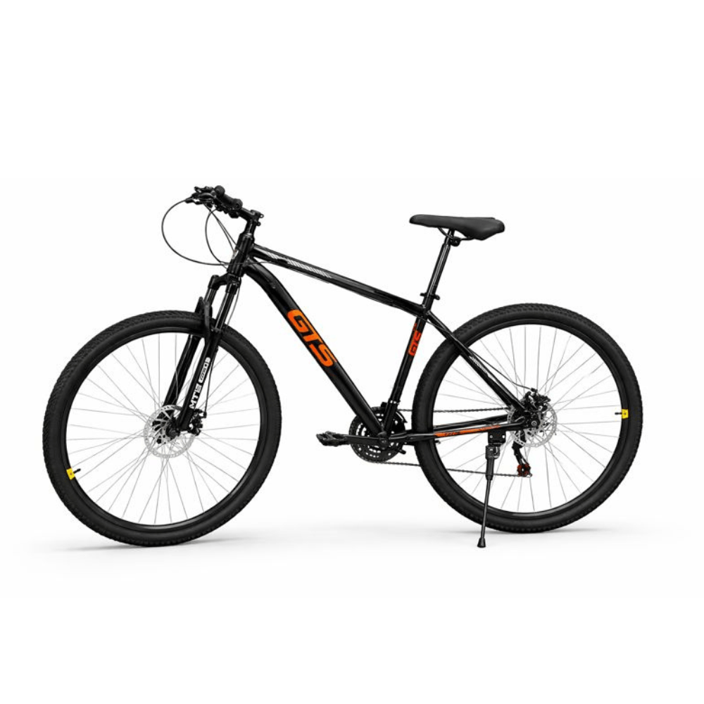 Bicicleta GTS BLACK/ORANGE-L-19INCH Acero